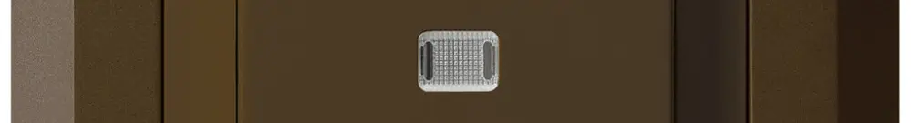 Interruttore pulsante luminoso INC kallysto.line 6/1P marrone 