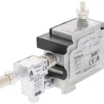 Parasurtension Elvatec/DEHN, pour câbles coaxiaux 