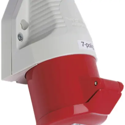 Prise murale AP CEEtyp 7L 16A IP44, 6h 