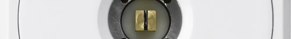 UP-Steckschlüsselschwenktaster robusto weiss ohne Deckel 1P Kombi Vierkant 
