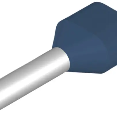 Embout de câble jumelé Weidmüller H isolé 2×2.5mm² 12mm bleu DIN en vrac 