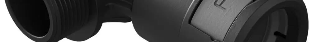 Raccordo 90° Plica FIPLOCK diametro nominale 10 M12×1.5mm nero 