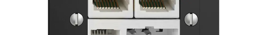 Scatola INC T+T/2×RJ45/RJ11/u ADSL ITplus EDIZIOdue nero 