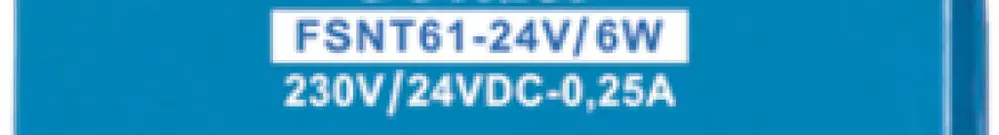 Alimentation à découpage INC FSNT61 230VAC/24VDC 6W 0.25A 