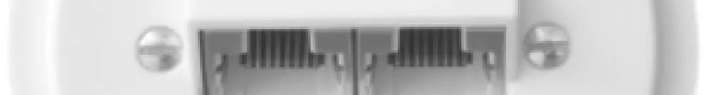 Scatola di raccordo INS JK 2×RJ45 separato, bianco 