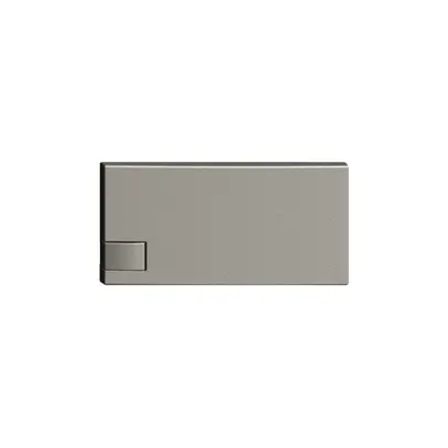 Tasto 1/2 KNX/elettronic.s.LED EDIZIOdue comando semplice grigio scuro 