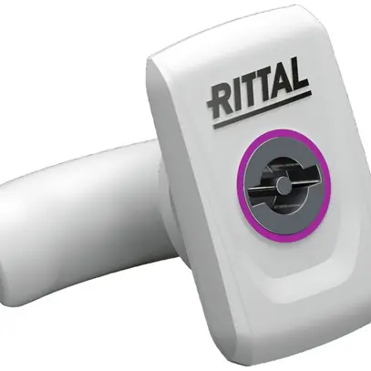 Verrou Rittal SZ 2420.010 fermeture à glissière avec double-panneton pour AX 