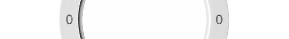 Disque indicateur 0-Auto-0-Main blanc NAP/NUP 