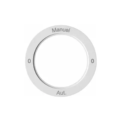 Disque indicateur 0-Auto-0-Main blanc NAP/NUP 