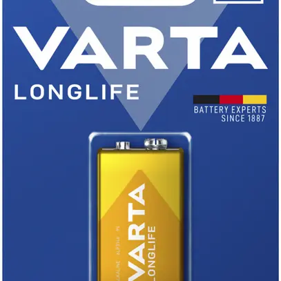 Pile alcaline VARTA Longlife 9V blister à 1 pièce 