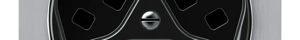 Presa INC origin 3×tipo 23 16A 230V 77×77mm nero 