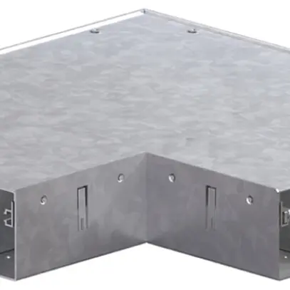 Angolo piatto tehalit BKB inferiore esterno per canale a pavimento 300×450×80mm 