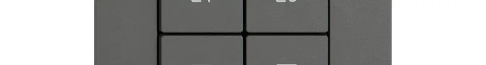 Kit di montaggio EDIZIO.liv Wiser SNAPFIX® p.pulsante scene 4 scene 4T grs 