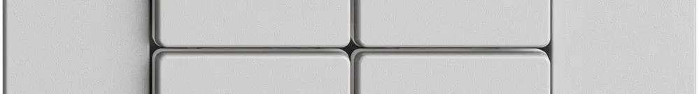 Comando per pulsante scena 4 scene/4T Edue Wiser grigio chiaro 