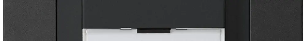 Tasto di suoneria INC A/1L kallysto.pro nero con porta-etichetta 37×15mm 