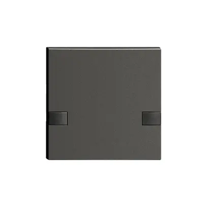 Tasto 1/1 KNX/elettronic.s.LED EDIZIOdue 2×comando simplice nero 