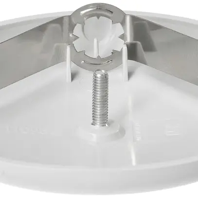 Rosetta di copertura MH clip a molla Ø95×13mm grigio chiaro 