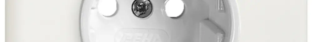 Frontset FH zu Steckdose Schuko weiss 