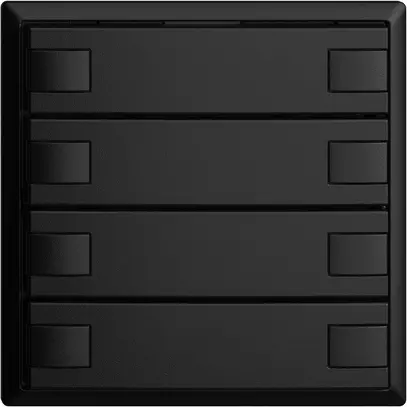 KNX-Taster RGB EDUE, 250mW, o.LED, 8×Taste, 1×Tastenb., sz 