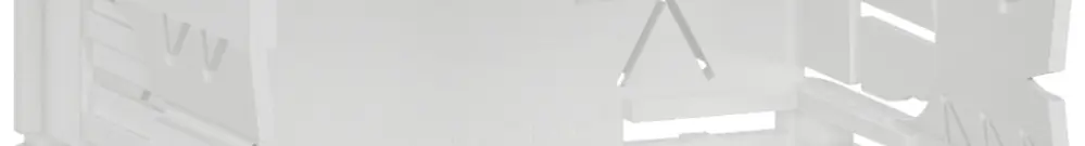 Boîte à encastrer Hager 1×FLF grd.I matière synthétique 