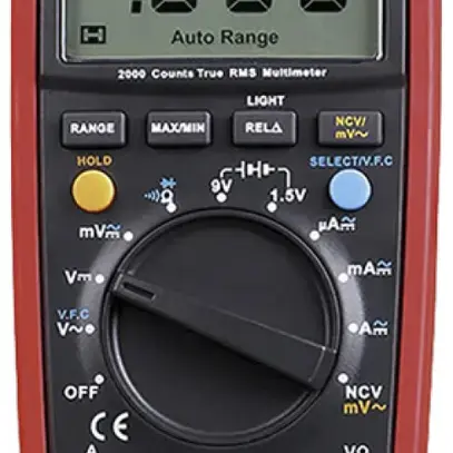 Multimètre UNI-TREND UT139A 600VUC 10A 20MOhm temp.TC 9999µF 10kHz 