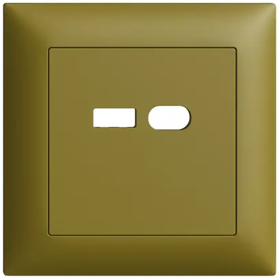 UP-Montageset Feller EDIZIOdue für Steckdose USB 18W Typ A + Typ C olive 