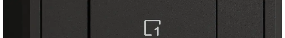 Pulsante scene AP EDIZIO.liv Wiser SNAPFIX® 1 scena 1 tasto WLAN ne 