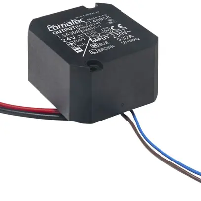 Alimentazione INS Comatec ORH, IN: 230VAC, OUT: 24VDC/36W, cavetti di collega. 