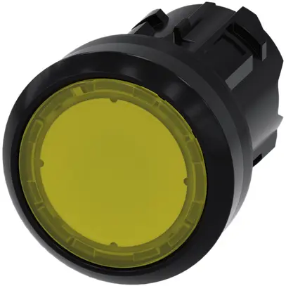 Pulsante luminoso Siemens SIRIUS ACT giallo plastica 