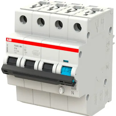 Disjoncteur différentiel ABB FS403MK SMISSLINE TP C-10A/30mA 3LN 10kA type F 