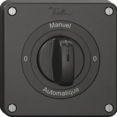 Interruttore rotativo NEVO N.CO 2/1 L con manopola KS 0-Manuel-0-Automatique ne 
