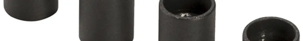 Entretoise SLV ENOLA Ø10×14mm aluminium anthracite, 4 pièces 