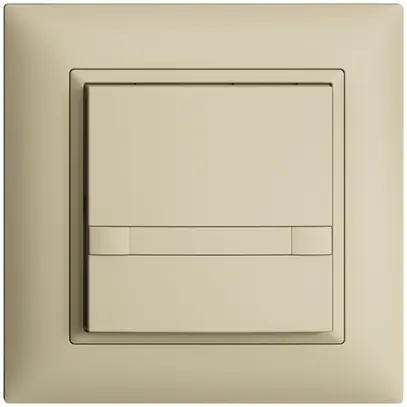 Pulsante INC KNX 1×EDIZIOdue colore vanille RGB senza LED con inserto carta 