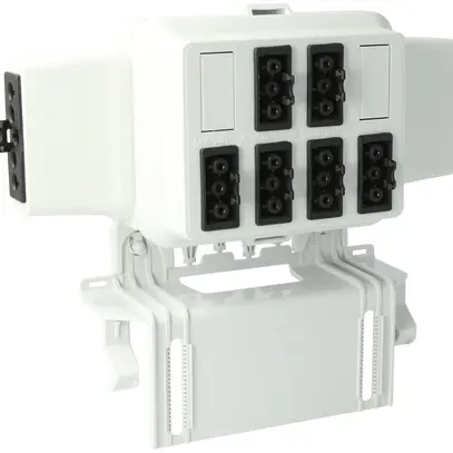 Gehäuse AGRO, in: 5P sw, out: je 2×3P sw L1/L2/L3, Wieland 