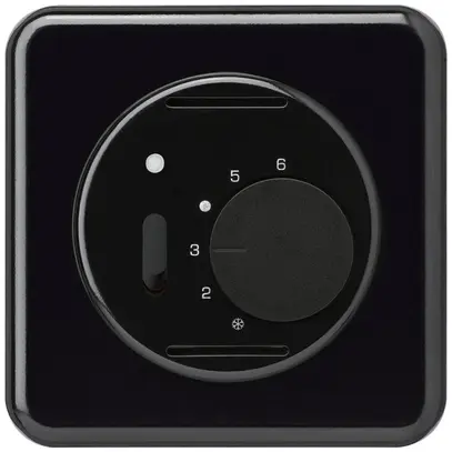 UP-Raumthermostat basico schwarz mit Schalter 