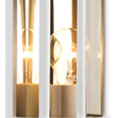Applique LED SG Sorrento E27 1×46W IP44 REG 355×156mm bianco 