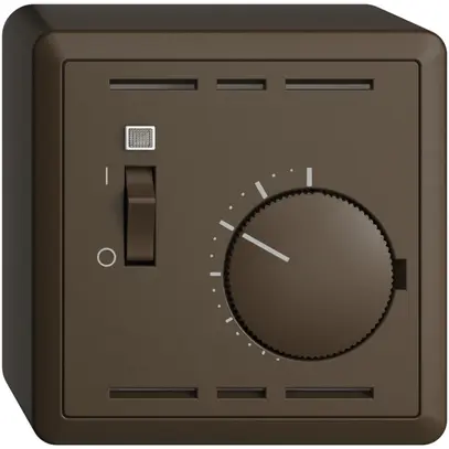 Thermostat d'ambiance AP EDIZIOdue coffee, avec interrupteur 