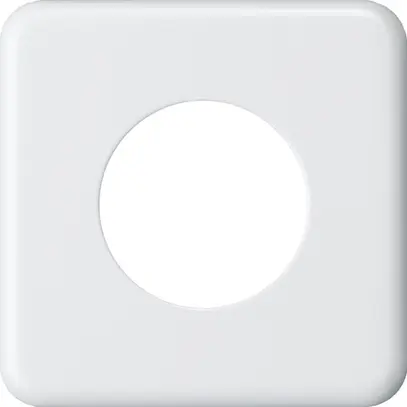 Intestazione INC Hager basico 1×1 86×86mm bianco 