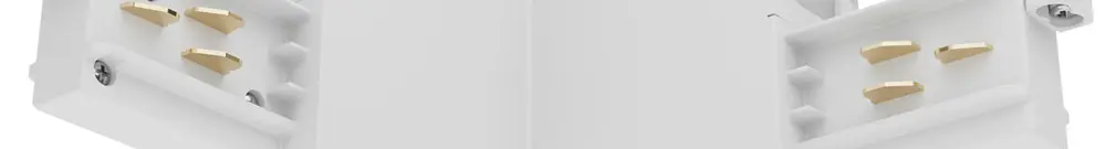 Raccordo a T Sylvania Lytespan H trifase bianco interno sinistro 