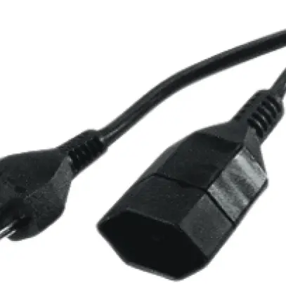 Verlängerung T12/T13 3m Td 3×1mm² schwarz 