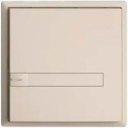 Pulsante KNX RGB EDUE, 250mW, c.LED RGB, c.carta, 1×pulsante, com.1×tasto, crema 
