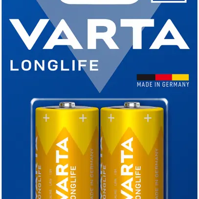 Pila alcalina VARTA Longlife C blister a 2 pezzi 