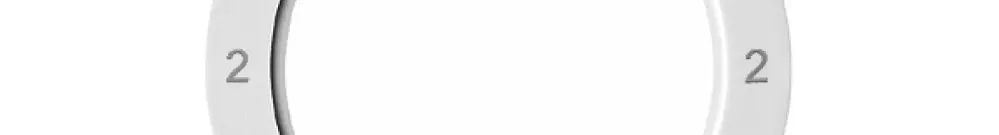 Disque indicateur 2-1-2-1 blanc NAP/NUP 