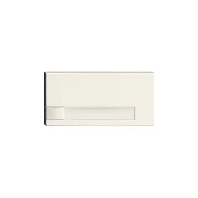 Tasto 1/2 KNX/elettronico senza LED+cart. EDIZIOdue comando 1×bianco 