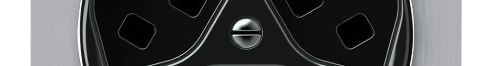 Presa INC origin 3×tipo 23 1×S 16A 230V 77×77mm nero 