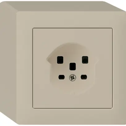 Prise AP HA kallysto type 25 avec bornes enfichables beige 