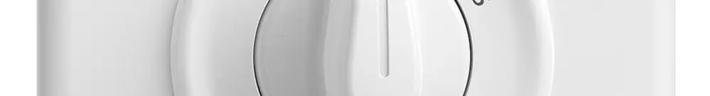 Kit frontal Ein->I<-Aus STANDARDdue blanc 90×90mm pour interr.rot 