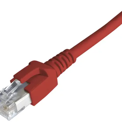Cavo patch RJ45 Dätwyler 7702 4P, cat.6A (IEC) S/FTP LSZH, rosso, 2.5m 