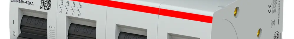 Disjoncteur ABB S804P-K80-R 4P 400V K-80A 50kA 6UM 