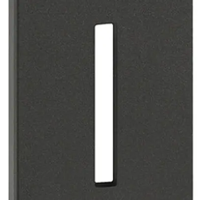 Cache Living Now 1 module pour interrupteur de volet roulant noir 